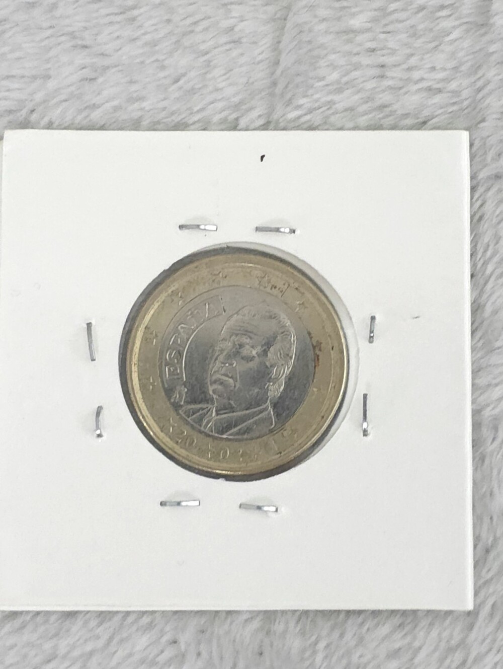 1 Euro Coin 2002 Spain (espana) - Error (FSPANA) Rare